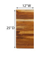 The MODI, Teak Counter Top 1.5inch Thickness